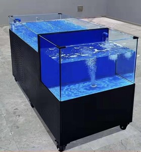 海鲜鱼缸移动海鲜池2米长0.8米宽1.08米高