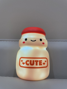 益力多小夜灯,全新,蓝色3个,红色款3个,可爱又好看,带盒子