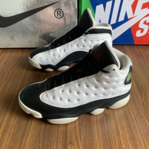 aj13黑白熊猫41码 原盒在 穿着次数少 磨损小 鞋垫印花