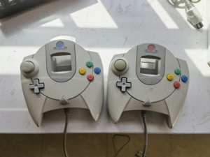 原装世嘉dc游戏机手柄,送震动包!