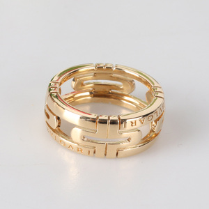 9新]宝格丽正品女士18k黄金回形戒指/尾戒52号指环