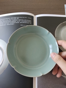 汝窑汝瓷清凉寺天青釉天青色葵口笔洗玛瑙入釉手工修胎气烧 仿古