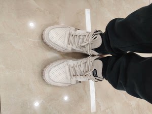 李宁（lining）男鞋板鞋秋季新款微光白色厚底休闲鞋子潮男