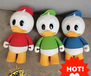 【收购】herocross手办唐老鸭杜儿辉儿路儿潮玩