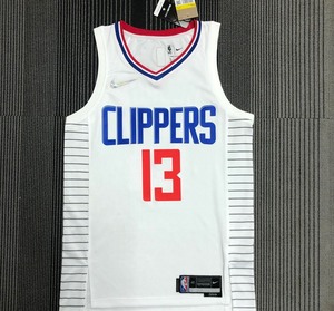 全新包邮热压款nba75周年快船队白色13号保罗乔治球衣_阿里巴巴找货