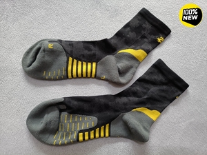 马拉松跑步装备淘宝悍将专业马拉松跑步运动袜子毛巾底男女速干弹性