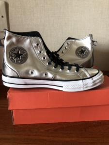 converse匡威休闲鞋女鞋新款复古鞋子高帮漆面亮皮帆布鞋