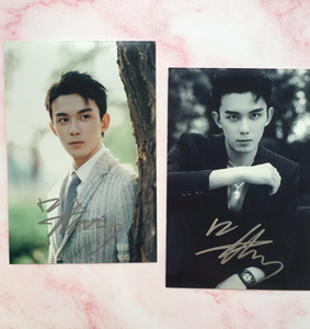 吴磊签名照,吴磊本人亲笔签名照,吴磊周边,都是本人
