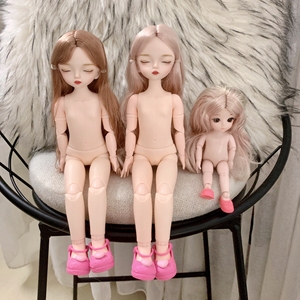 萝莉巴宝莉OB11娃娃裸娃素体模特