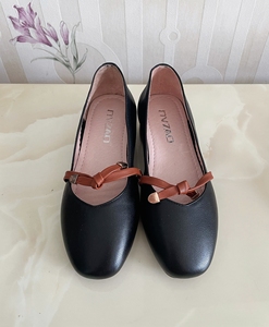 女兆女鞋真皮单鞋