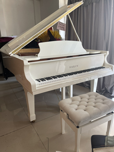 海伦白色大三角钢琴 mod178获国际金奖型号 全新官网九万