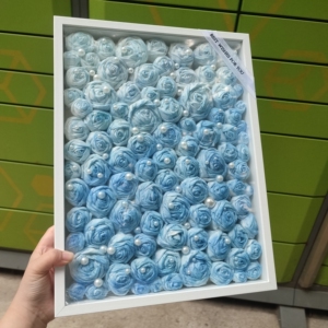 相框纸巾玫瑰花成品16寸