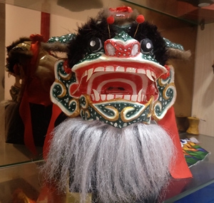 000人付款淘宝汕尾海陆丰虎狮狮猊麒麟, 八十公分多一点!中号狮头!