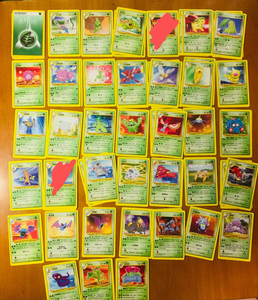 神奇宝贝卡 黄背卡0607老版本成色一流精心保存儿时卡片情怀