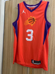 克里斯保罗太阳橘色三号nba球衣