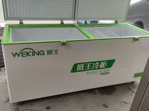 000人付款淘宝weking/威王bc/bd-491升卧式冷冻冷藏商用冰柜速冻冷柜
