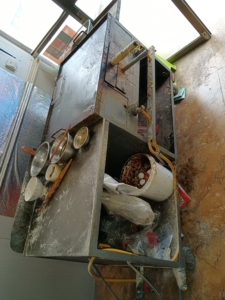 烧饼炉鸡蛋罐饼炉 新炉用了几个月 炉体厚实耐用带面板 使用液