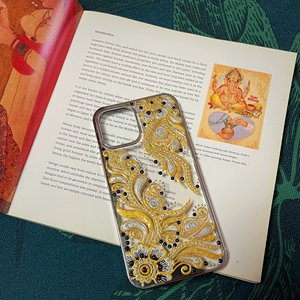 海娜手绘手机壳 diy订制彩绘 henna mehndi 曼