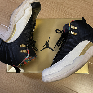 41码aj12 cny中国新年百家衣猪年篮球鞋ci2977