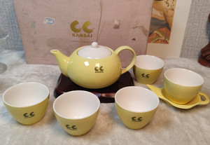 日本回流瓷器 kansai 山本宽斋 茶具 红茶具 茶果揃