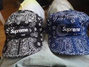 正品supreme ss21 腰果花鸭舌帽 棒球帽