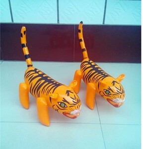 儿童充气玩具 卡通虎kt虎充气玩具皮货pvc塑料玩具皮货小老虎