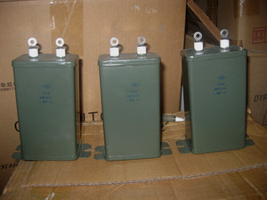 交流金属化聚丙烯薄膜电容器CJ48-2-1.6KV-4UF/铁壳电容/油浸