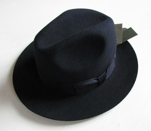 100%羊毛礼帽英伦复古男士礼帽中老年绅士帽爵士帽羊毛呢帽子现货