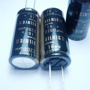 整箱下柜 16v2200uf elna silmcii 铜脚电容 18元/只