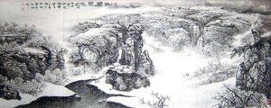 北国风光字画