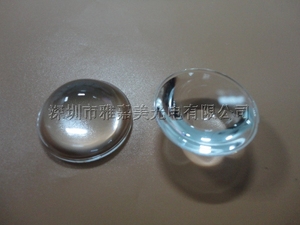 LED玻璃透镜 直径32至45.5MM可调焦聚光镜头 光学玻璃凸透镜