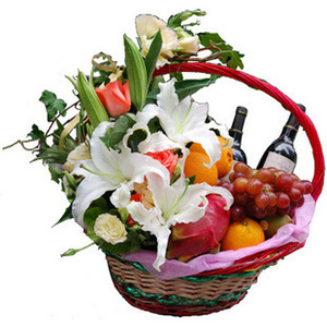 上海苏州昆山同城慰问祝福送礼水果篮速递探望送客户长辈亲戚果篮