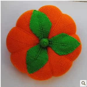 纯手工毛线编织/南瓜靠垫/南瓜抱枕/家居摆设/汽车用品/创意礼品