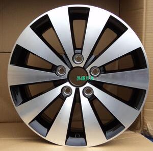 大众新速腾轮毂16寸双5柱亮面原厂正厂铝合金轮毂钢圈铝圈胎铃