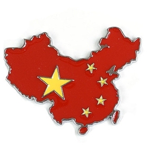 中国五角星地图汽车3d立体侧标贴金属红旗全身自由中国旗汽车贴纸图片