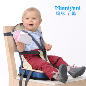 妈咪丫妮便携式酒店儿童餐椅包多功能婴儿宝宝椅小孩吃饭座椅折叠