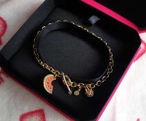 美国专柜附小票正品juicy couture限量新款西瓜水晶锆石许愿手链