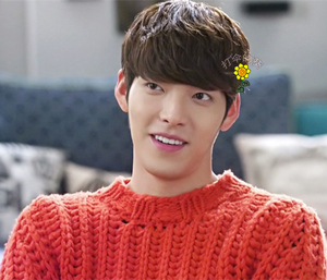 韩剧继承者们 金宇彬崔英道同款李敏镐针织衫加厚粗毛线橘色毛衣