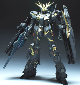 1/100 ng unicorn 黑色独角兽 树脂件改件 高达gk改件207