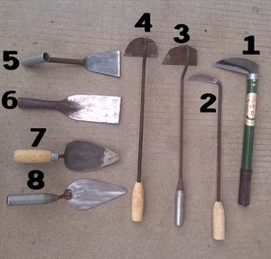 野菜小铲子挖草药种菜除草挖土菜园花园艺园林用具农用工具利分玩t