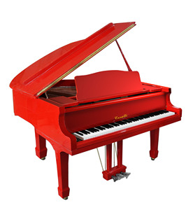 欧洲品质卡鲁里(carulli)红色亮光三角钢琴ru-173贵族系列