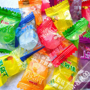 散装婚庆喜糖果 水果糖500g 上好佳混合口味什锦硬糖 包邮
