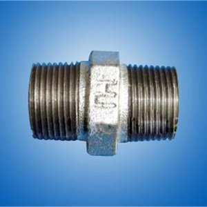 6分水管接头外丝直接对丝水暖铁管件玛钢镀锌五金建材自来