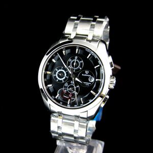 正品sarwoo/商沃.经典六针多功能全钢全自动机械男表