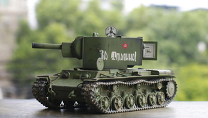[老黄模型代工 1/35 小号手 00312 二战苏联kv-2坦克