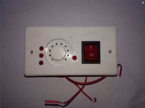 1200w长方形调温开关烤火炉两路控制调温器电暖炉火桶开关调温