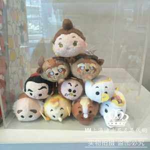 【现货】上海迪士尼store国内代购 美女与野兽TSUMTSUM毛绒玩具