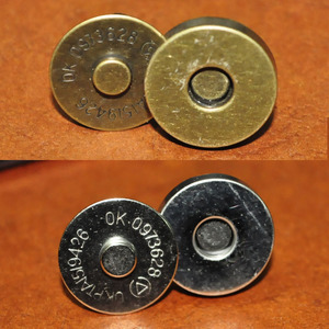 DIY拼布包包手工皮制作磁扣 古铜色 银色 超薄强力磁扣