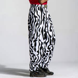 健美健身花裤男运动长裤纯棉健身服钓鱼裤宽松健身房器械训练裤