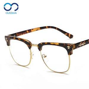 眼镜框镜架女潮韩版复古圆框眼睛平光镜男可配近视眼镜成品 5953